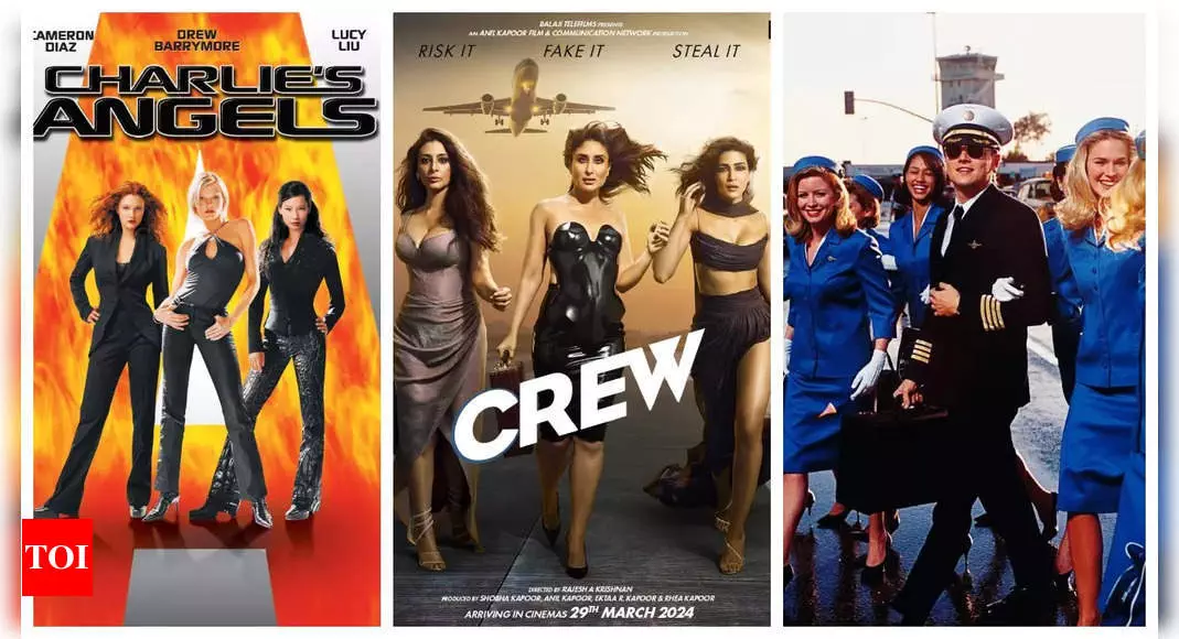 1708754429 photo - Poster 'CREW' yang dirilis oleh Kareena Kapoor Khan, Tabu, dan Kriti Sanon membuat netizen penasaran dengan alur cerita film ini. Apakah ini versi modern dari Charlie's Angels atau Catch Me If You Can? Temukan jawabannya di sini!