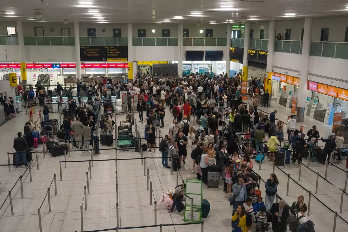 GettyImages 1628801933.jpg - Liburan Paskah Keluarga dalam Kekacauan Perjalanan saat Pekerja di Bandara Inggris Bersiap untuk Mogok