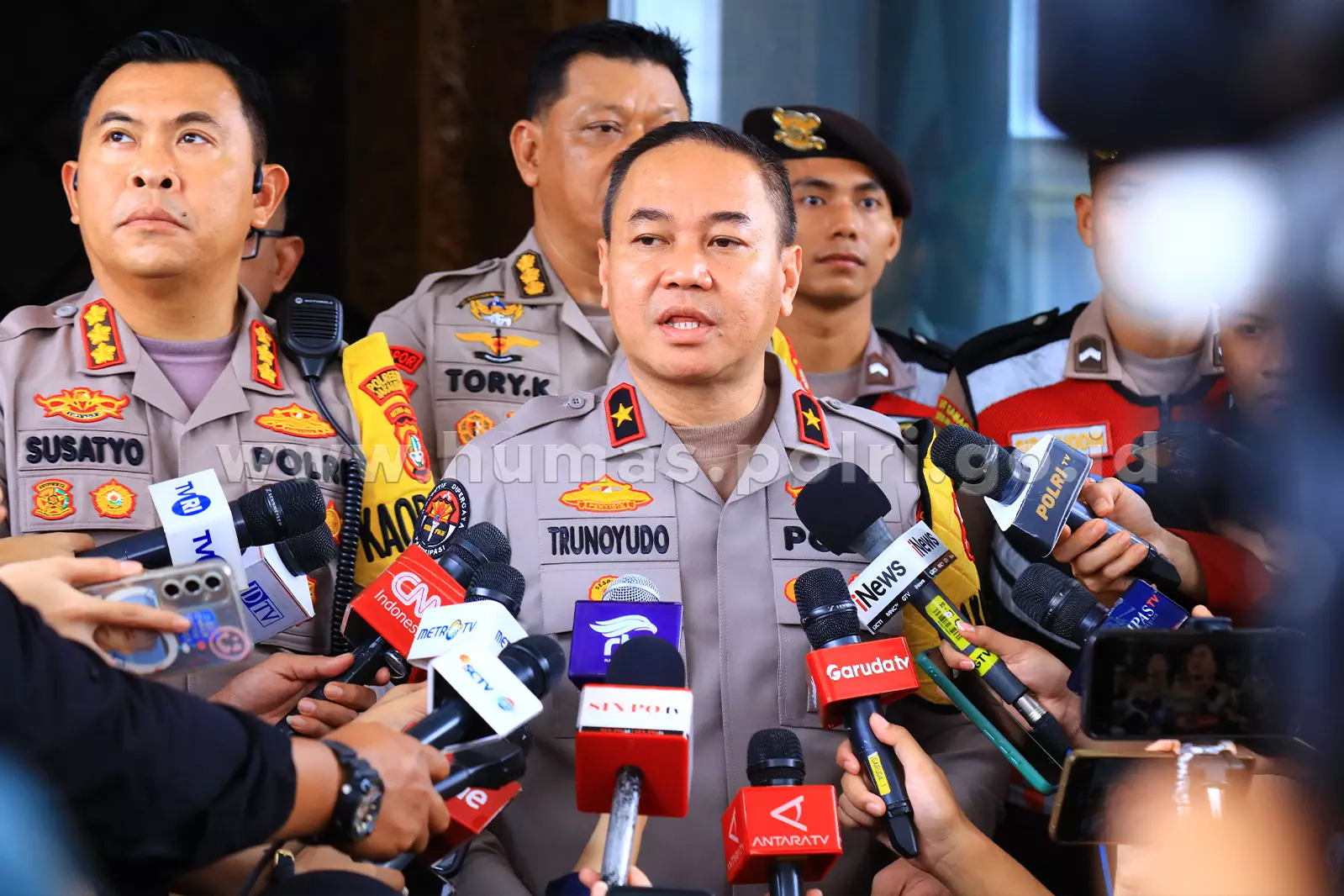 KAROPENMAS BJP TRUNOYUDO 1 - Polri Siapkan 4.992 Personel untuk Pengamanan Pengumuman Hasil Pemilu di KPU