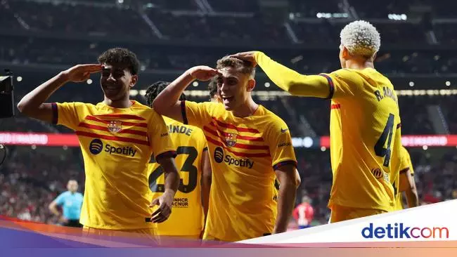 barcelona atletico madrid vs barcelona fermin lopez laliga liga spanyol 169 - Xavi Dikartu Merah, Blaugrana Menang Besar 3-0: Laga Panas yang Tak Terlupakan!