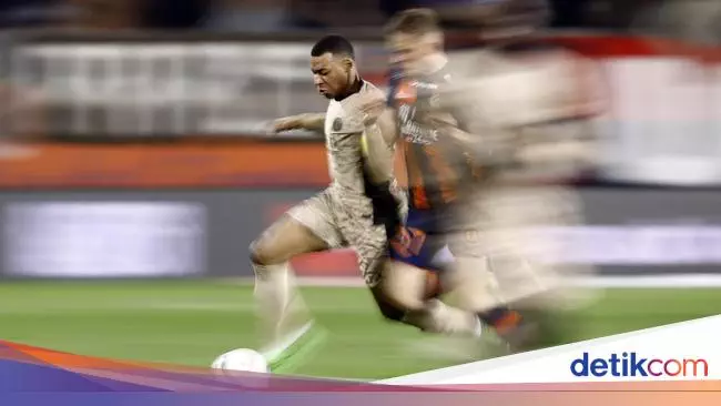 montpellier vs psg 169 - Kemenangan Gemilang Les Parisiens dengan Hat-trick Mbappe dalam Kemenangan Telak 6-2