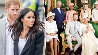 Potret baptisan Archie, putra Harry dan Meghan, disempurnakan secara digital: agen