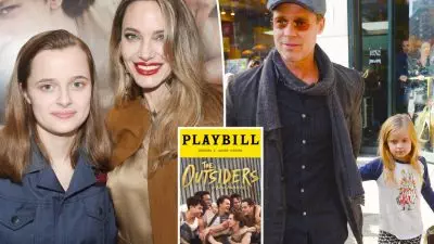 brad pitt vivienne angelina jolie 66 - Vivienne, Putri Angelina Jolie dan Brad Pitt, Menghilangkan Nama Keluarga di Playbill: Apa yang Terjadi?