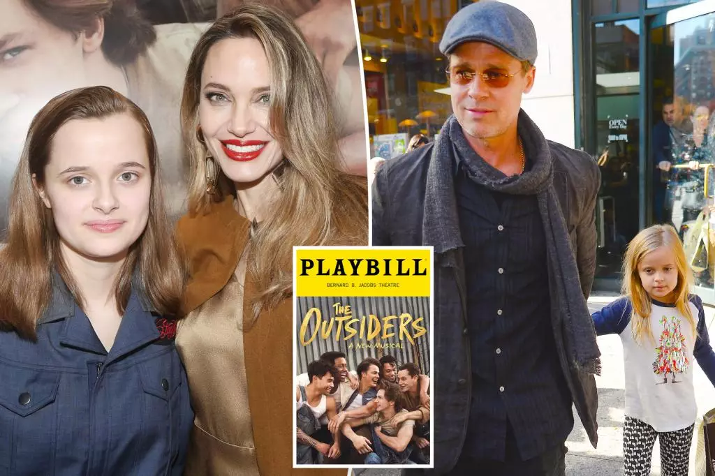 brad pitt vivienne angelina jolie 66 - Vivienne, Putri Angelina Jolie dan Brad Pitt, Menghilangkan Nama Keluarga di Playbill: Apa yang Terjadi?